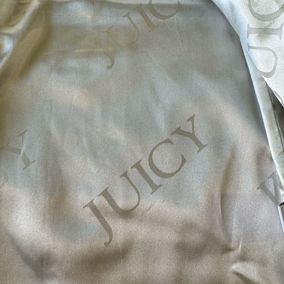 NWOT JUICY COUTURE Oversized Faux Leather Blazer Style Trench Coat - Picture 16 of 16